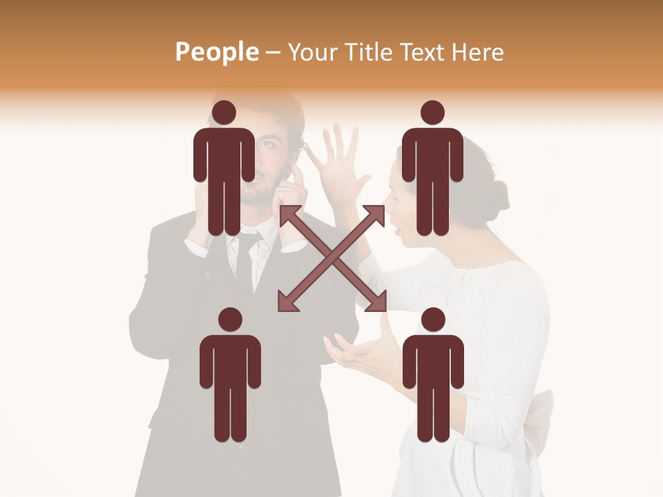 Dispute Ethnic Family PowerPoint Template