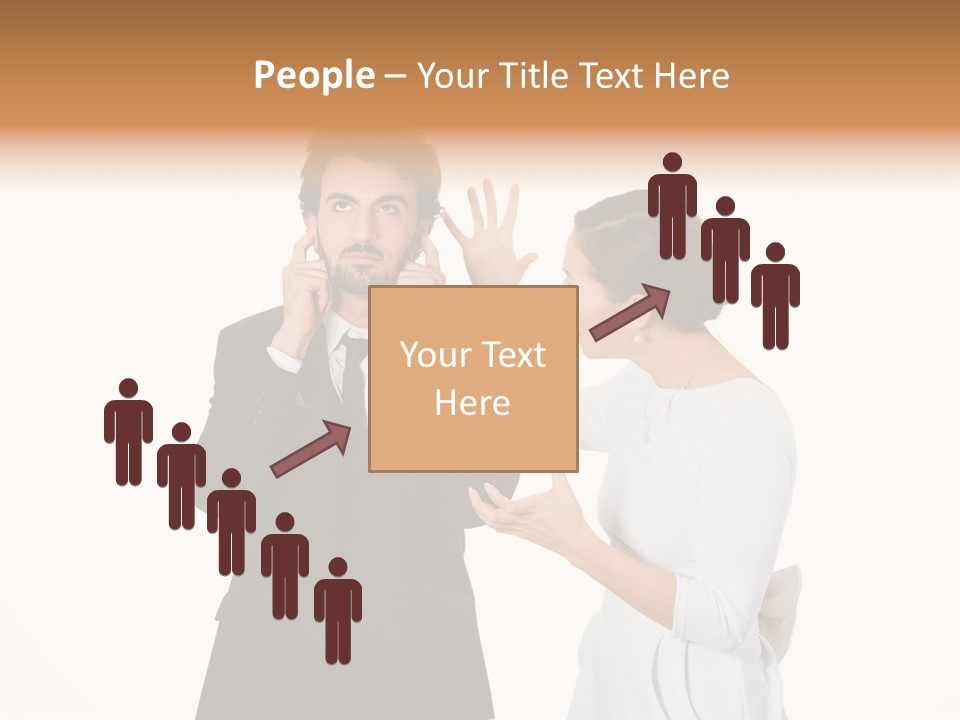 Dispute Ethnic Family PowerPoint Template