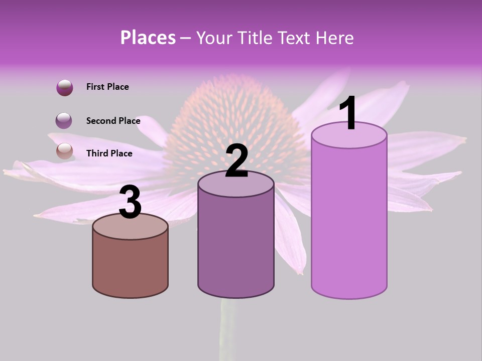 Flora Closeup Green PowerPoint Template