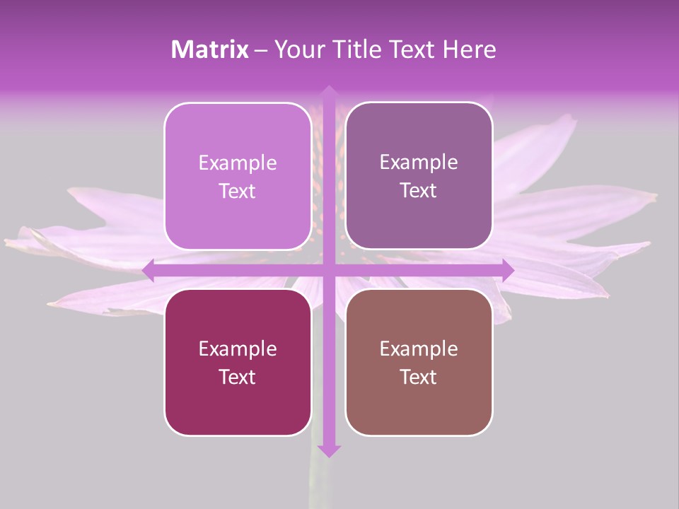 Flora Closeup Green PowerPoint Template