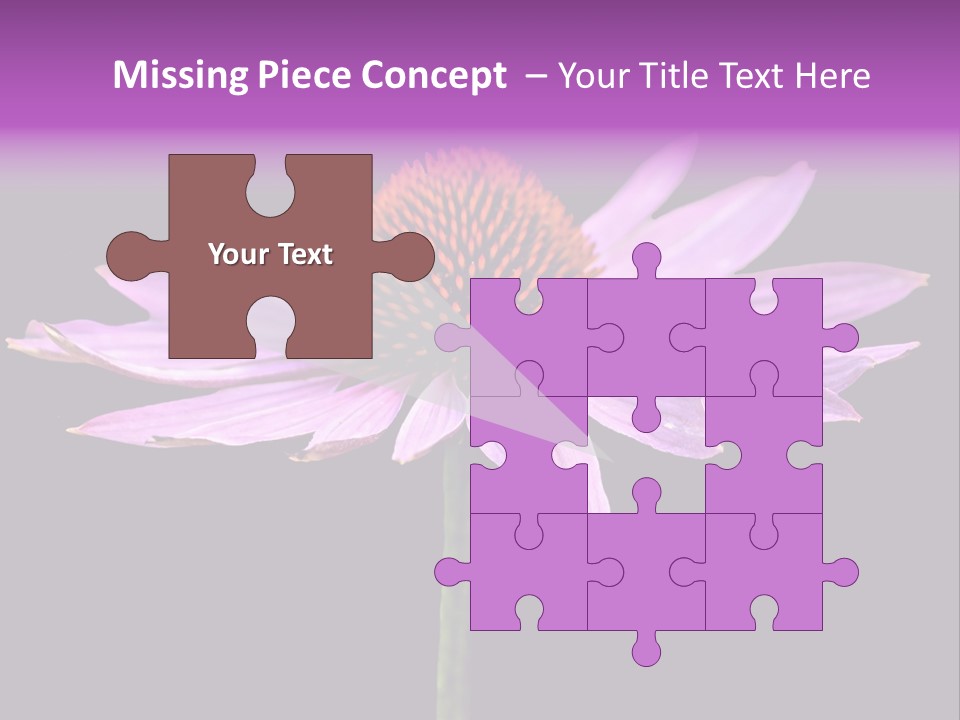 Flora Closeup Green PowerPoint Template