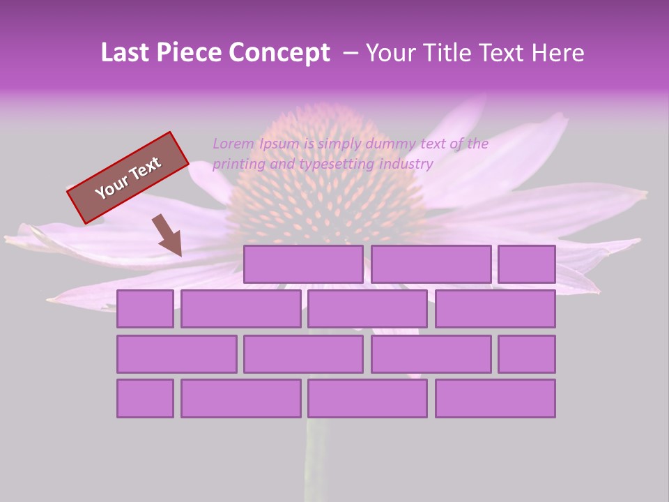 Flora Closeup Green PowerPoint Template