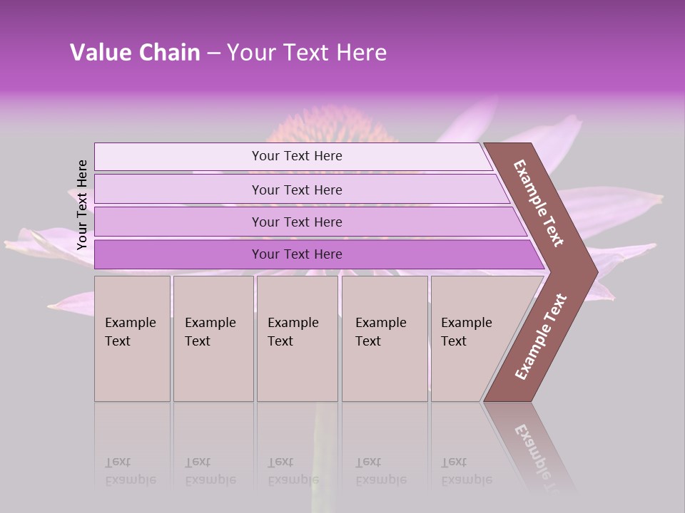 Flora Closeup Green PowerPoint Template