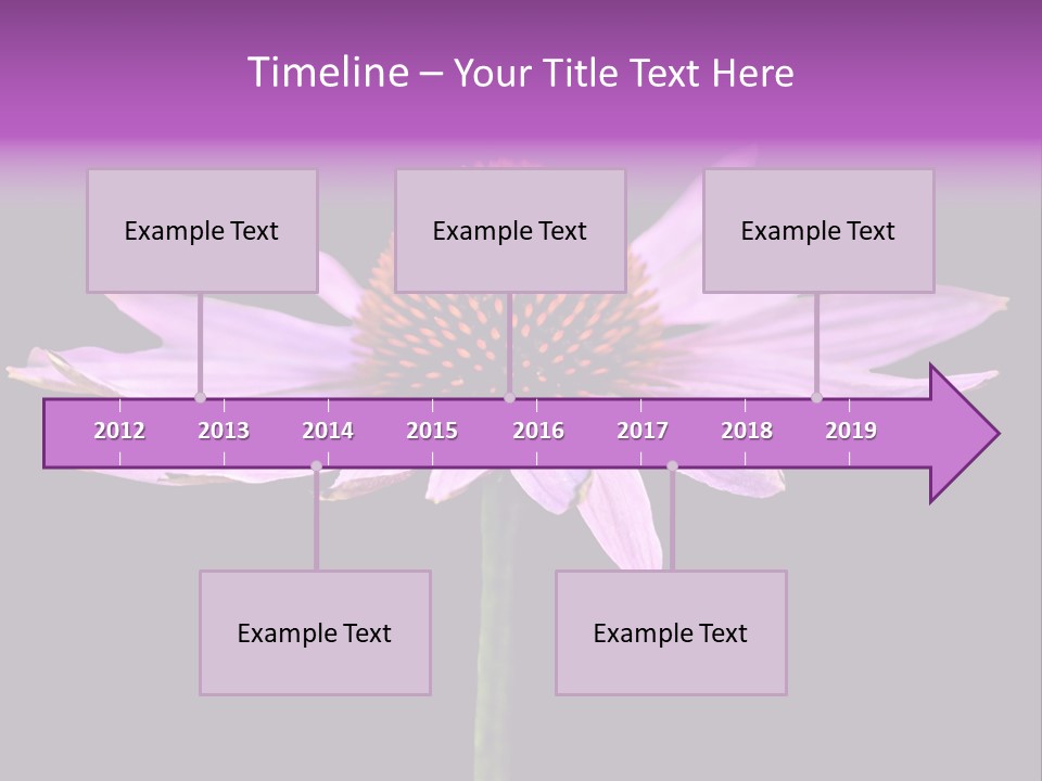 Flora Closeup Green PowerPoint Template