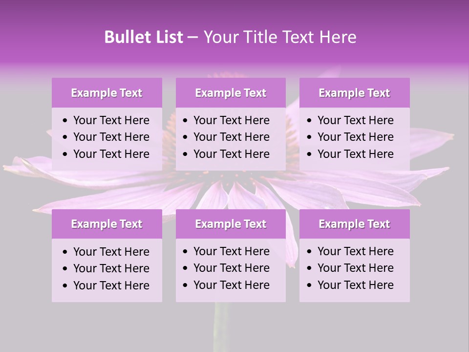 Flora Closeup Green PowerPoint Template