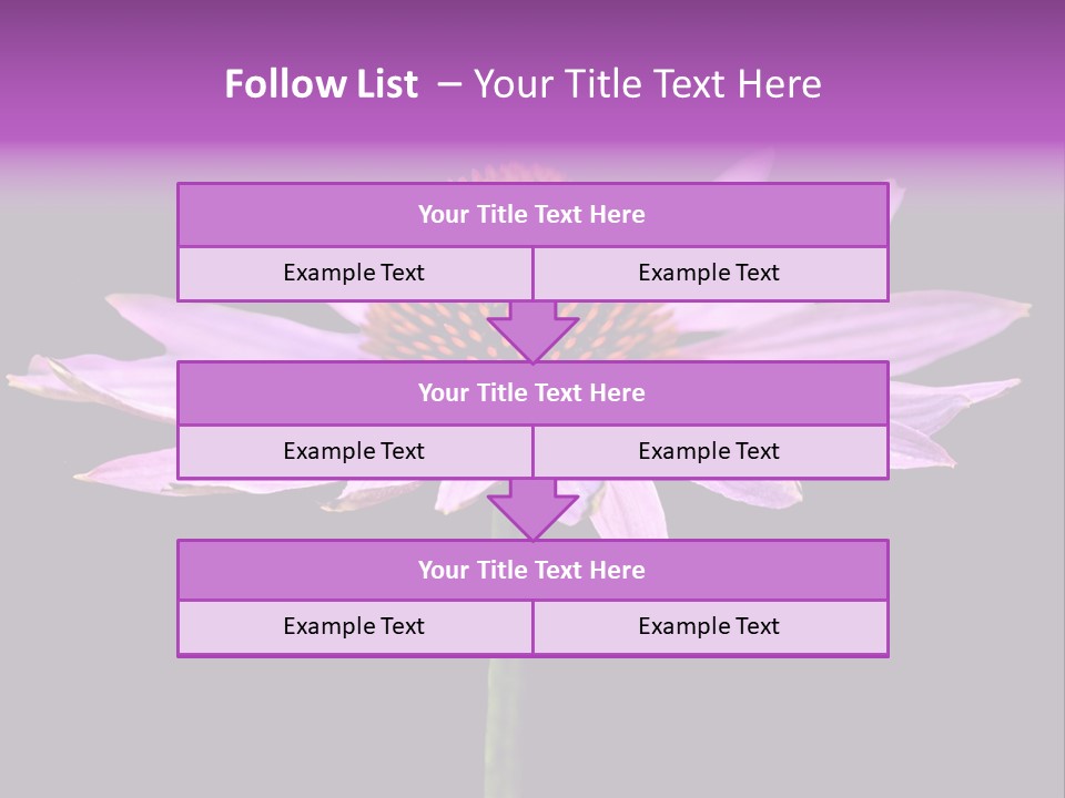 Flora Closeup Green PowerPoint Template