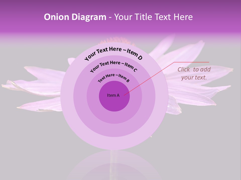 Flora Closeup Green PowerPoint Template