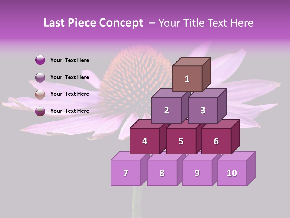 Flora Closeup Green PowerPoint Template