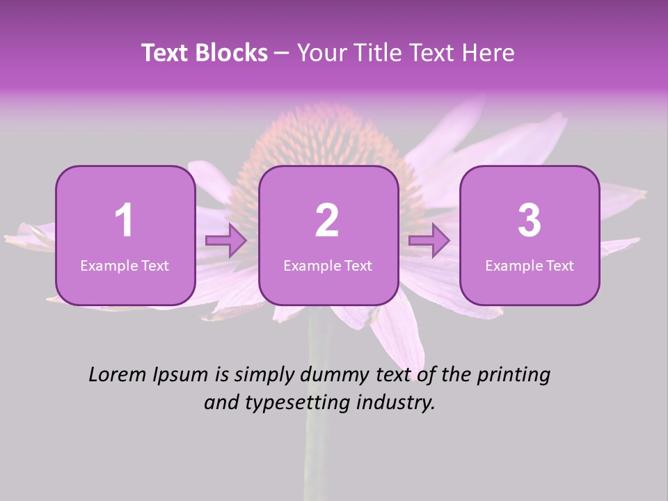 Flora Closeup Green PowerPoint Template