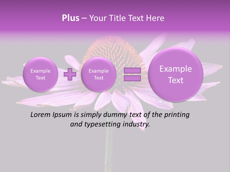 Flora Closeup Green PowerPoint Template