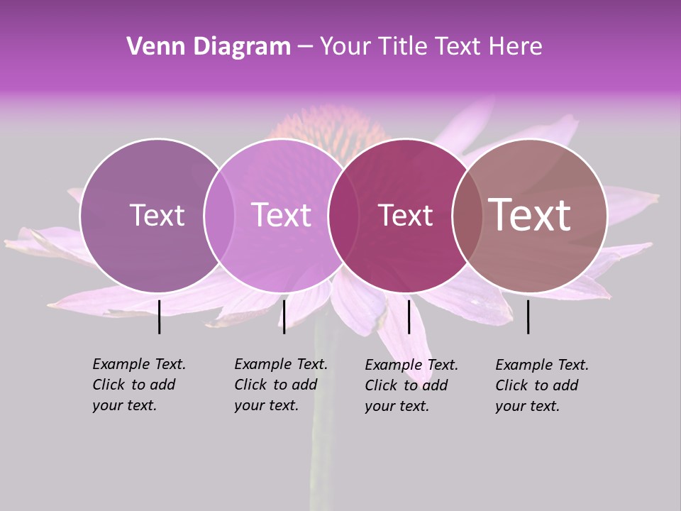 Flora Closeup Green PowerPoint Template