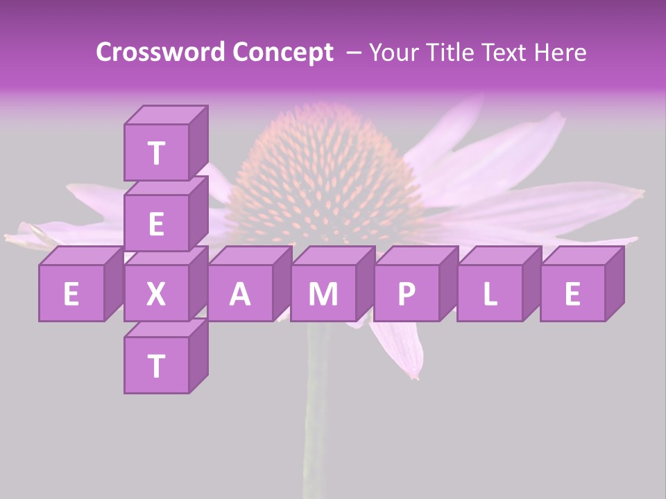 Flora Closeup Green PowerPoint Template