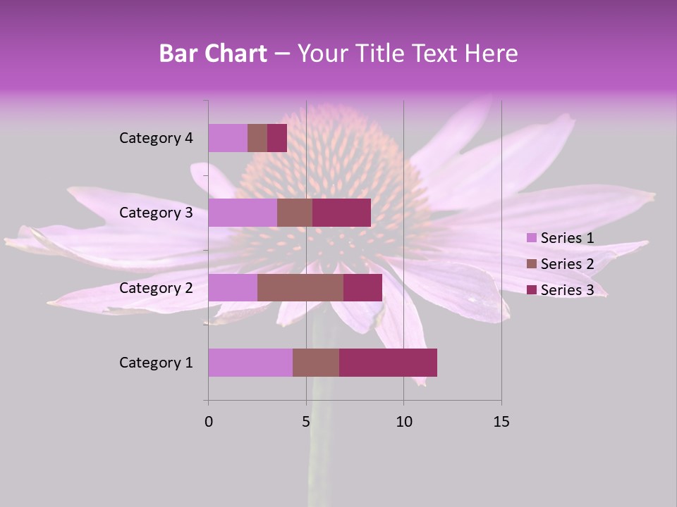 Flora Closeup Green PowerPoint Template