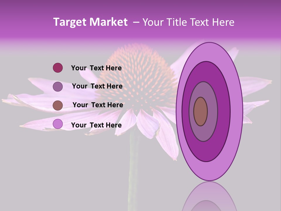 Flora Closeup Green PowerPoint Template