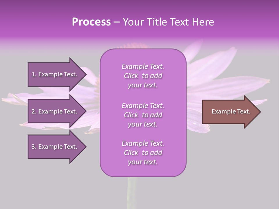 Flora Closeup Green PowerPoint Template