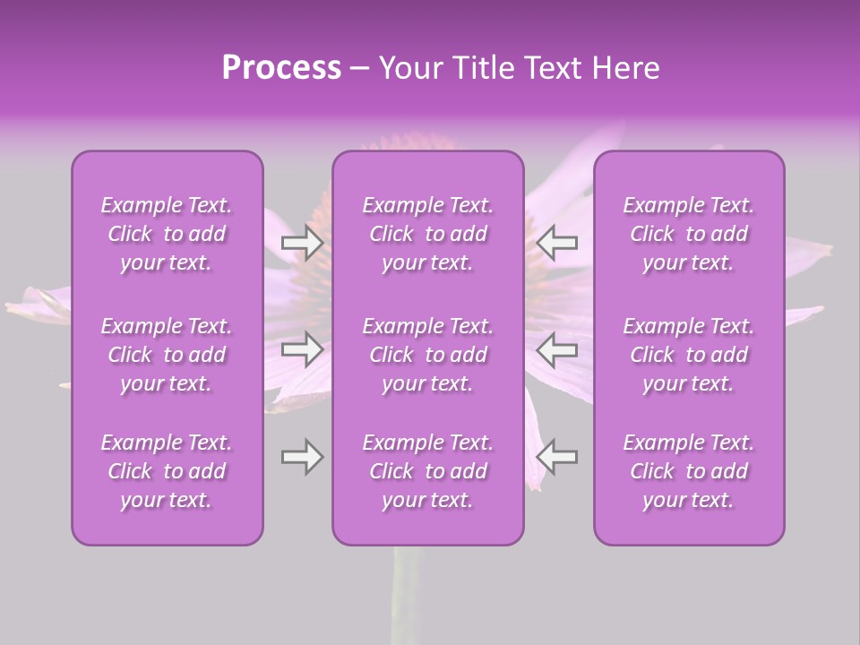 Flora Closeup Green PowerPoint Template