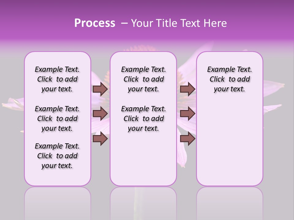 Flora Closeup Green PowerPoint Template