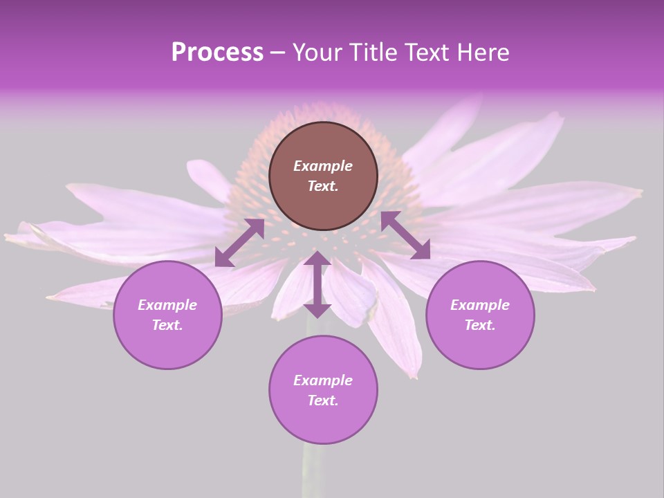 Flora Closeup Green PowerPoint Template