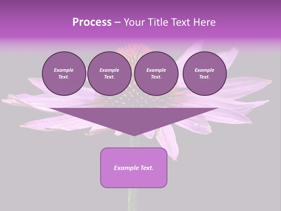 Flora Closeup Green PowerPoint Template
