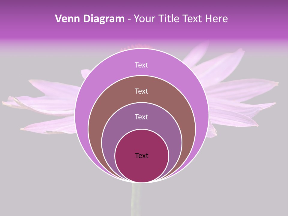 Flora Closeup Green PowerPoint Template