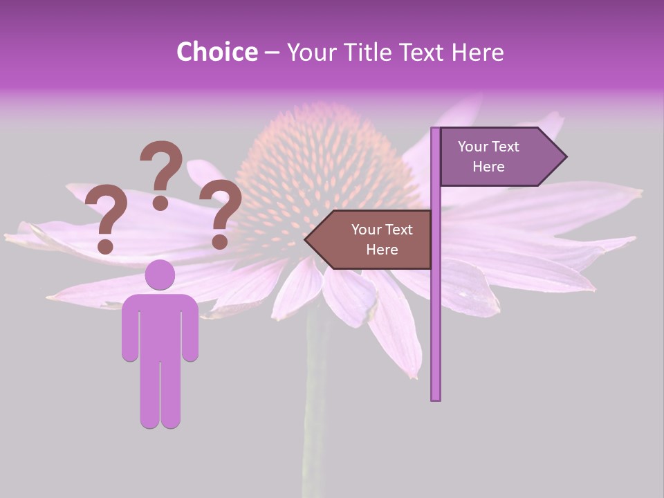 Flora Closeup Green PowerPoint Template