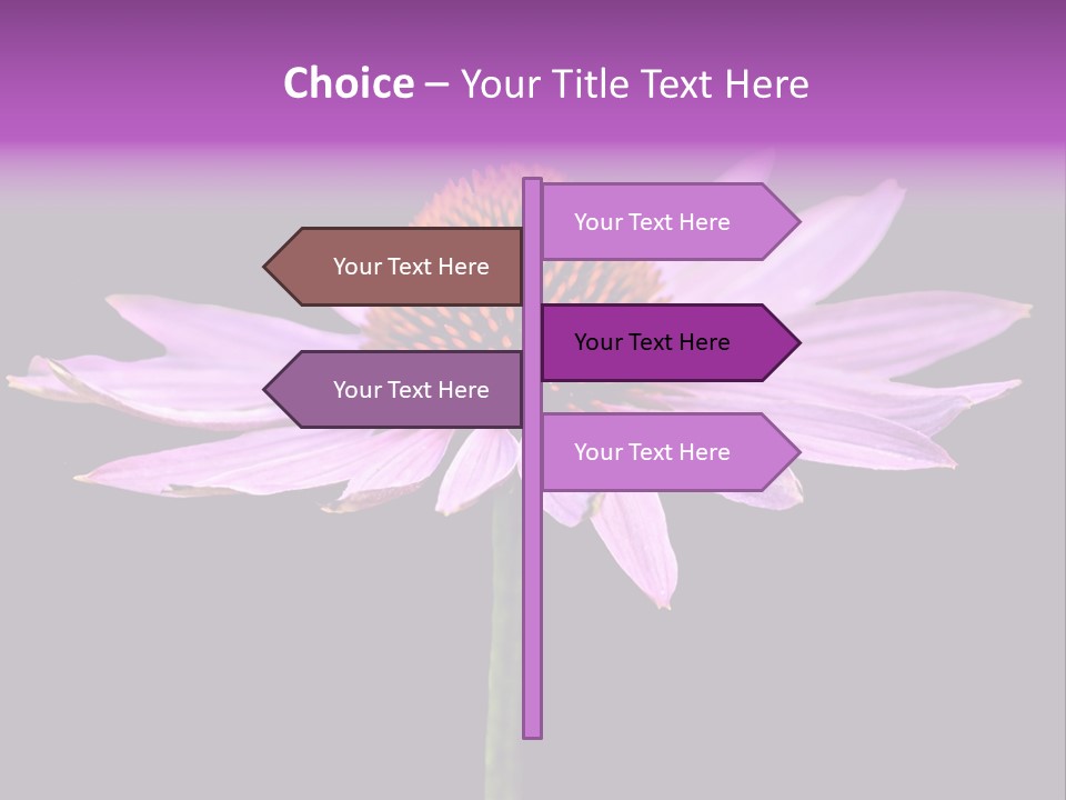 Flora Closeup Green PowerPoint Template