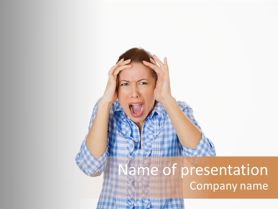 Mouth Energy Attack PowerPoint Template