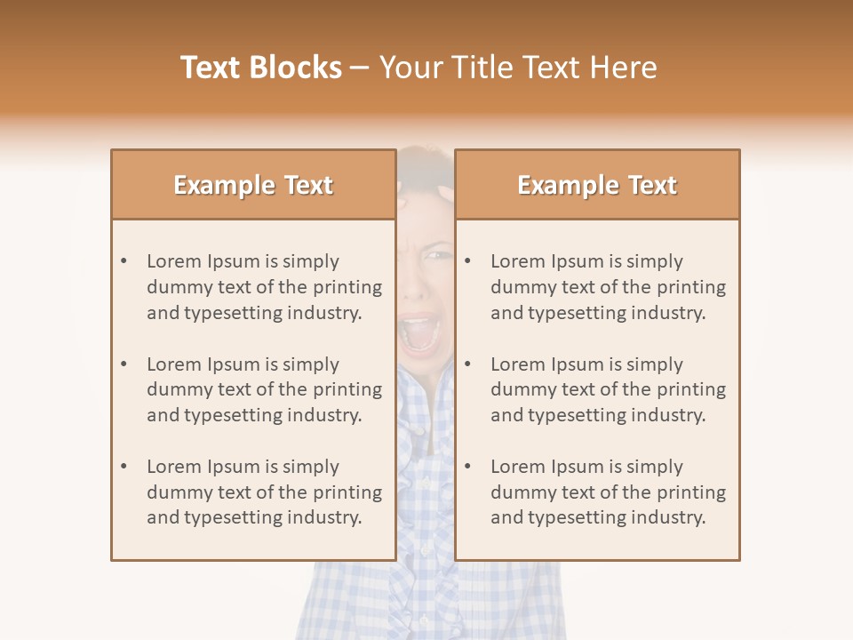 Mouth Energy Attack PowerPoint Template