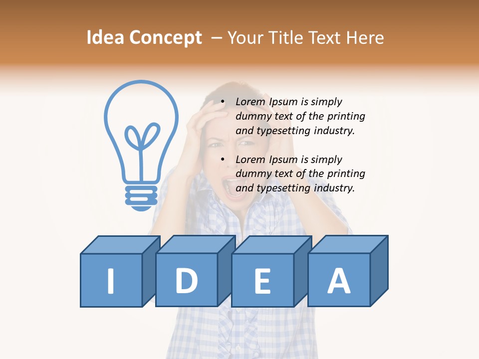 Mouth Energy Attack PowerPoint Template