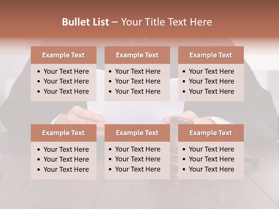 Law Punishment Judge PowerPoint Template