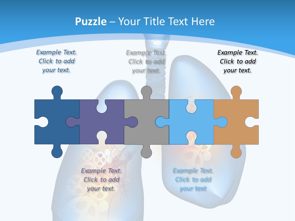 Pain Physiology Lung PowerPoint Template
