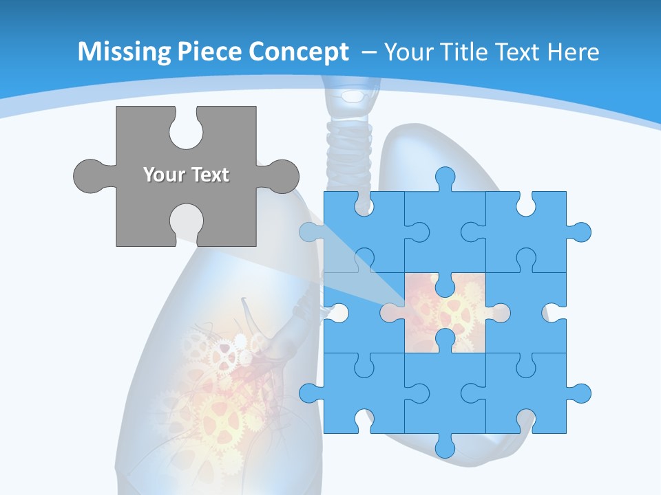 Pain Physiology Lung PowerPoint Template