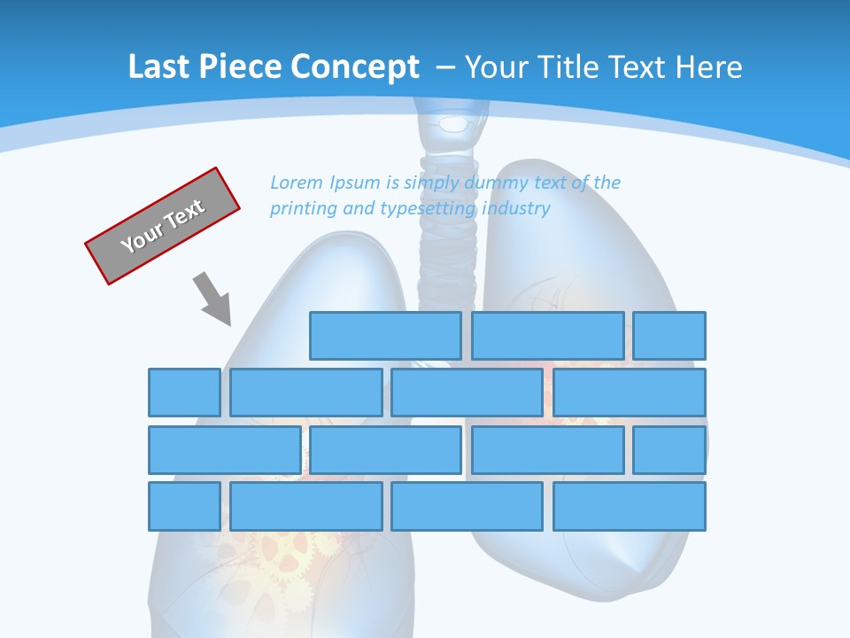 Pain Physiology Lung PowerPoint Template