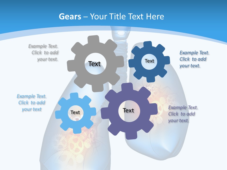 Pain Physiology Lung PowerPoint Template