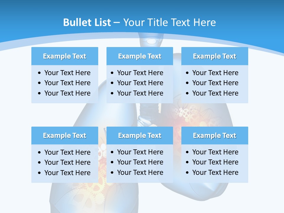 Pain Physiology Lung PowerPoint Template