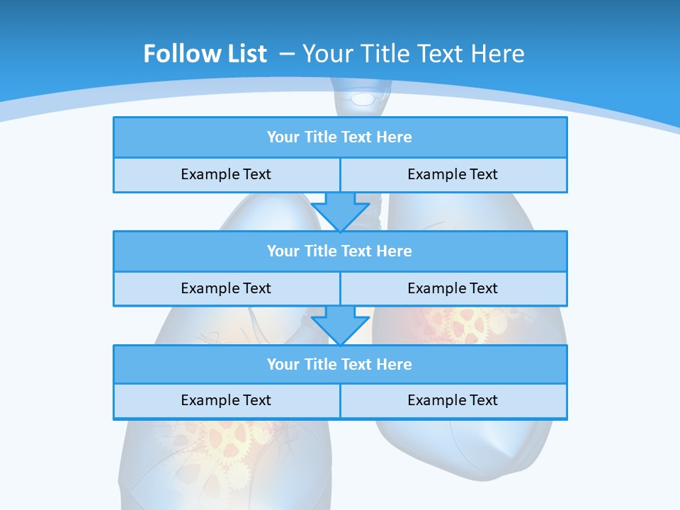 Pain Physiology Lung PowerPoint Template