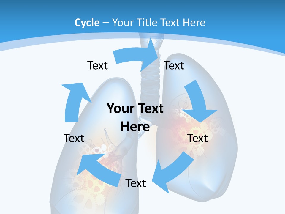 Pain Physiology Lung PowerPoint Template