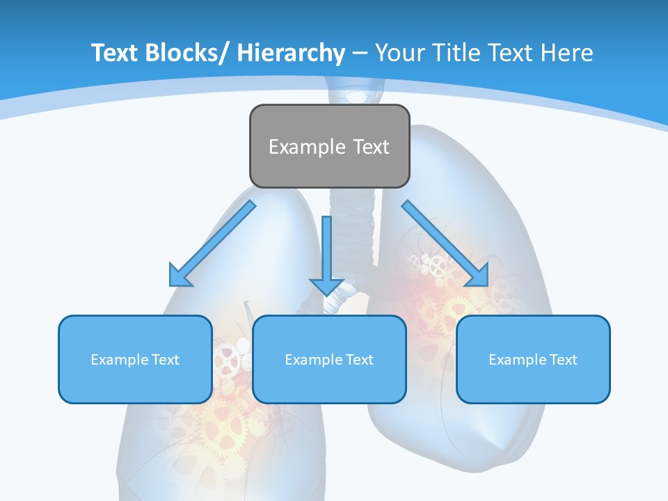 Pain Physiology Lung PowerPoint Template