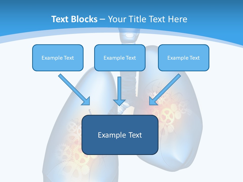 Pain Physiology Lung PowerPoint Template