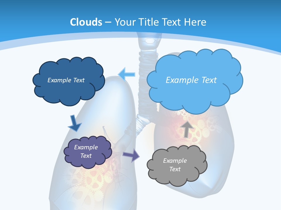 Pain Physiology Lung PowerPoint Template