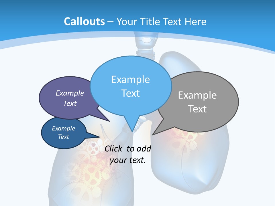 Pain Physiology Lung PowerPoint Template