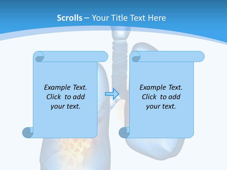 Pain Physiology Lung PowerPoint Template