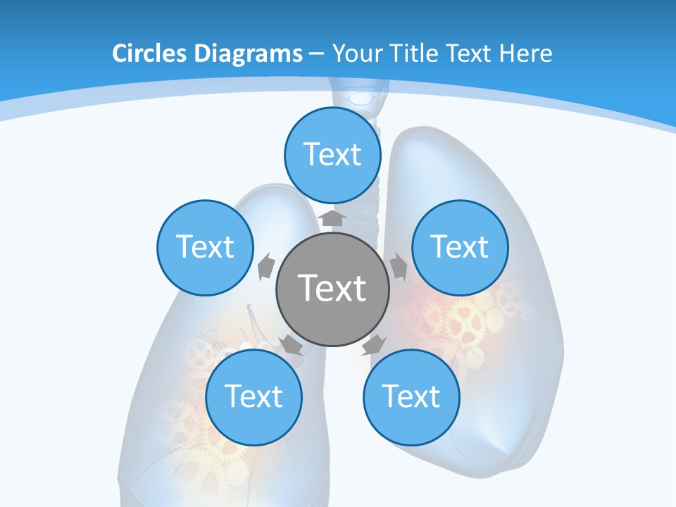Pain Physiology Lung PowerPoint Template