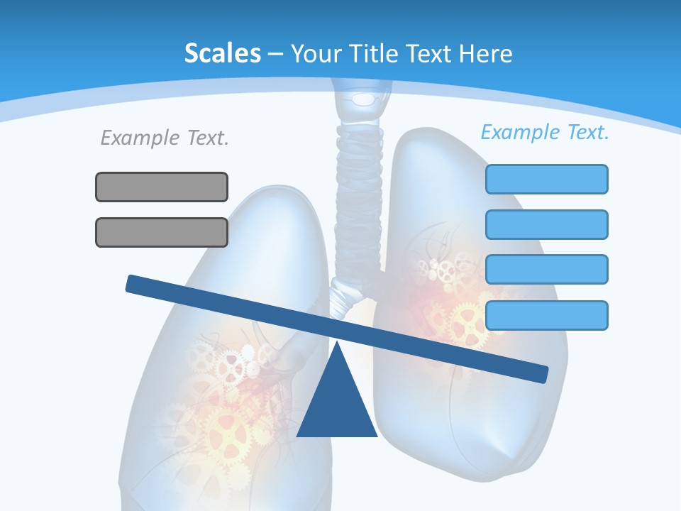 Pain Physiology Lung PowerPoint Template