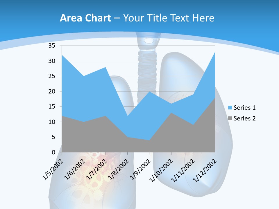 Pain Physiology Lung PowerPoint Template