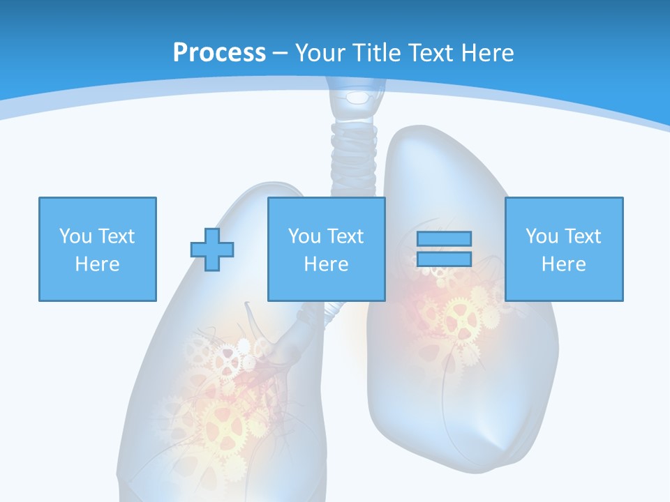 Pain Physiology Lung PowerPoint Template
