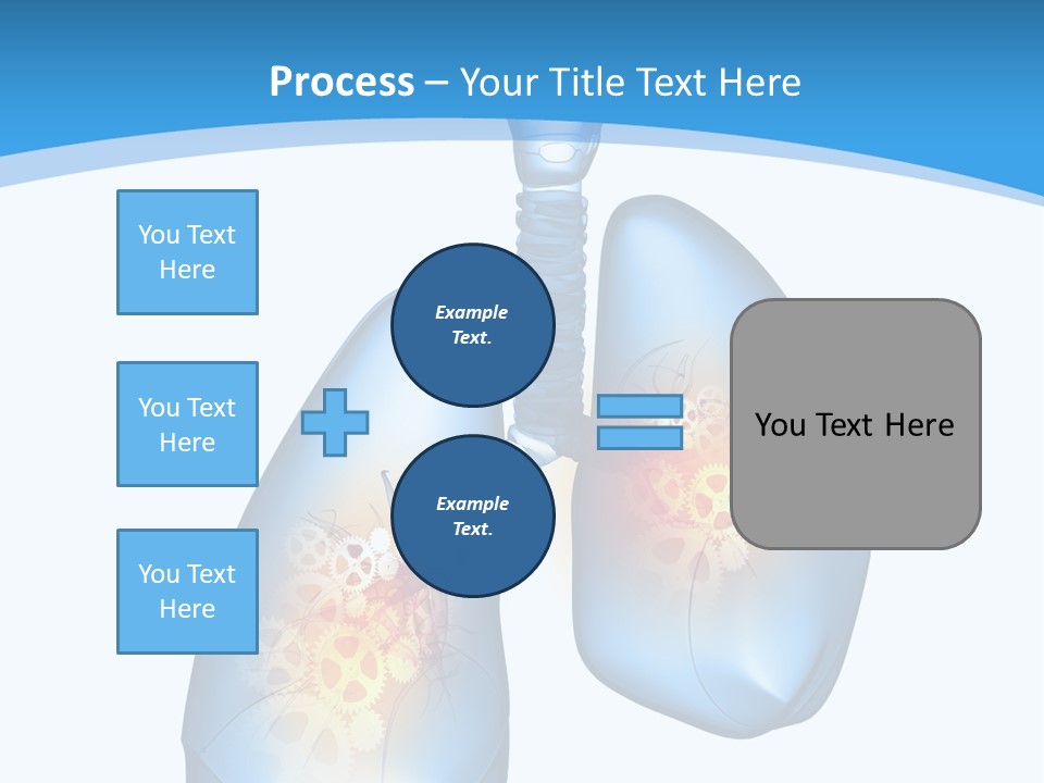 Pain Physiology Lung PowerPoint Template