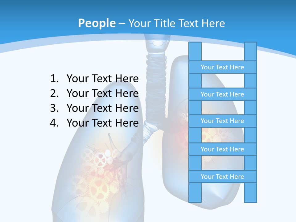 Pain Physiology Lung PowerPoint Template