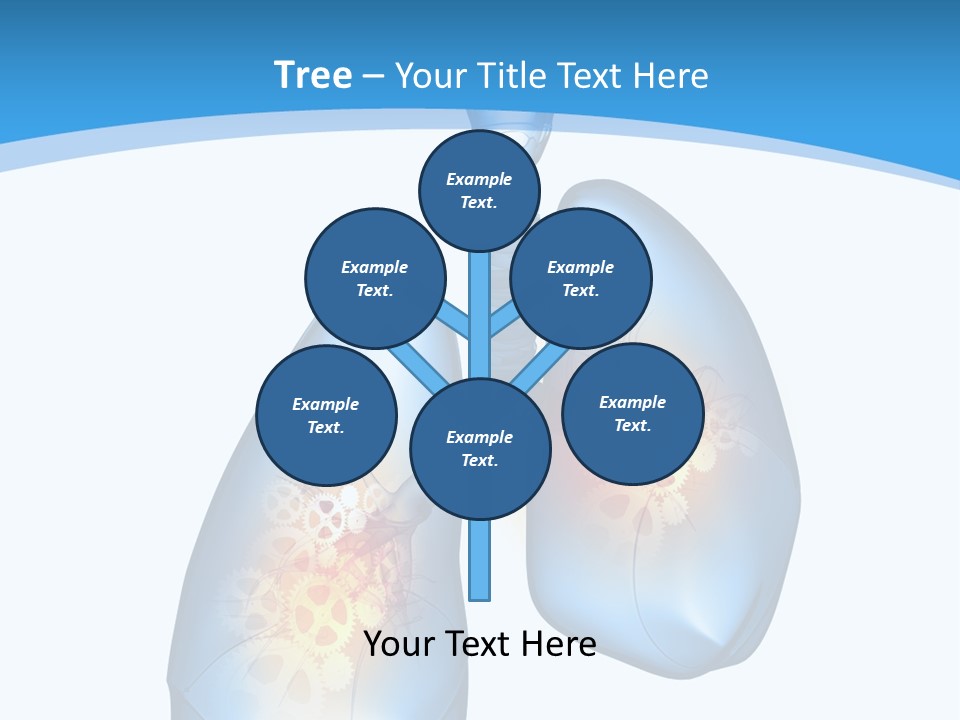 Pain Physiology Lung PowerPoint Template