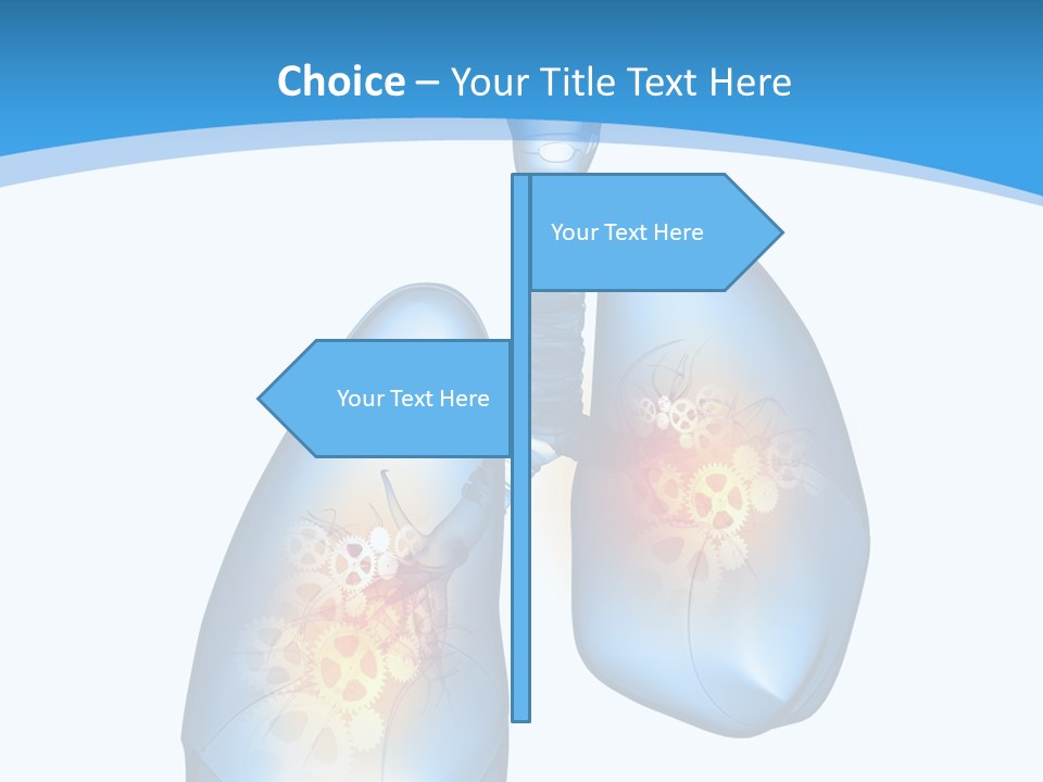 Pain Physiology Lung PowerPoint Template